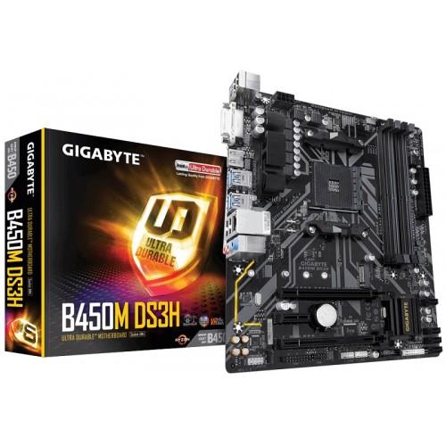 Gigabyte B450M DS3H AM4 AMD mATX Motherboard